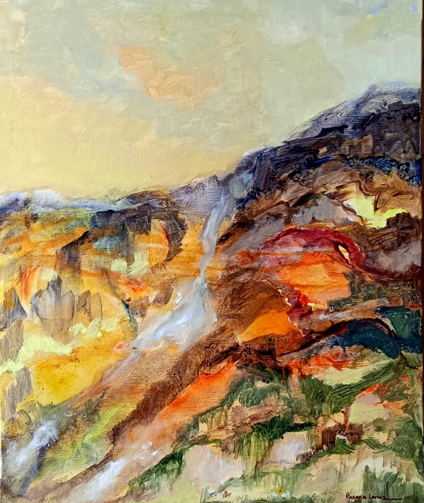 ATLAS. Serie ECOS. Acrílico sobre lienzo.