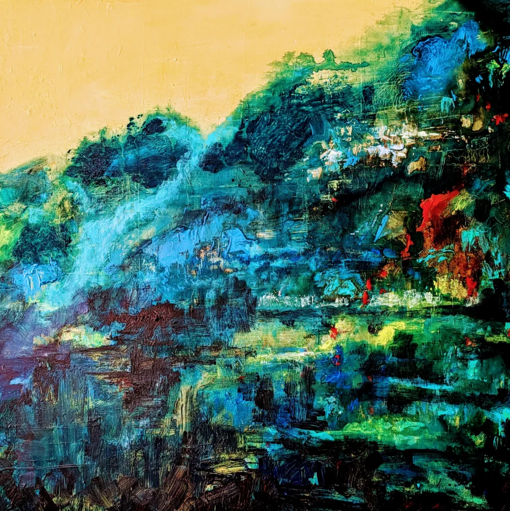 Umbría 70 x 70 Acrílico sobre tabla