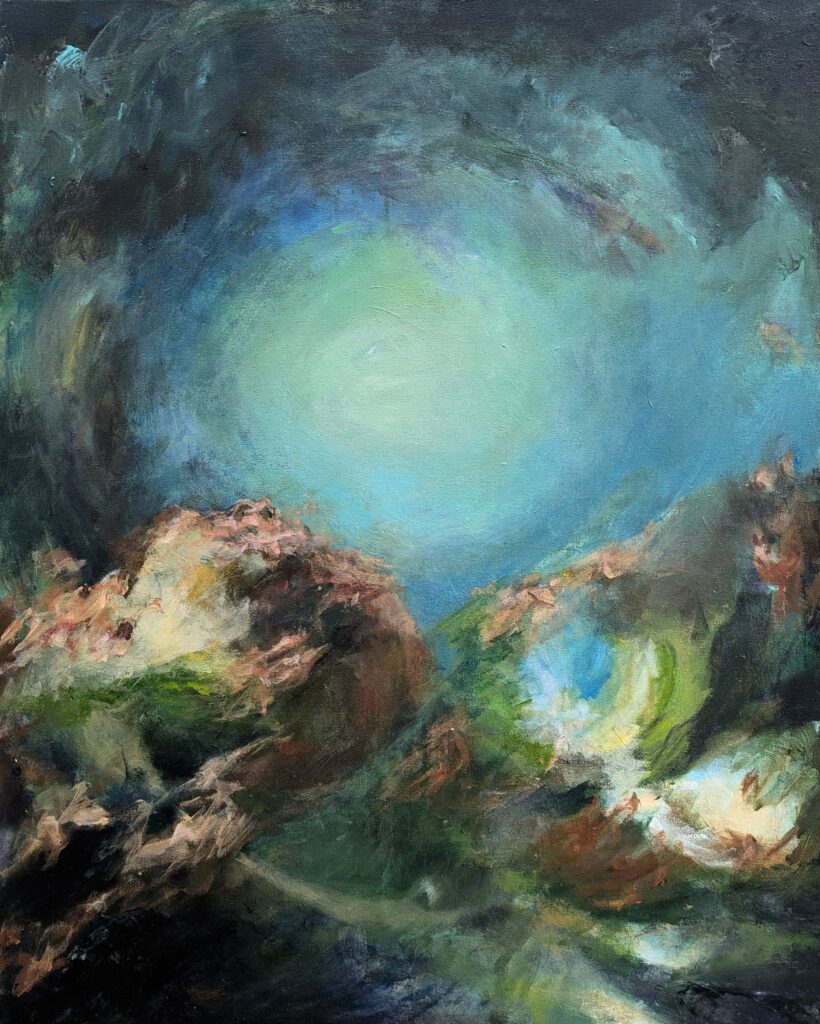 Sin retorno II 81 x 65 Acrílico/lienzo